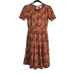 LuLaRoe NWT Amelia Dress Floral  Pockets Fit & Flare size Small